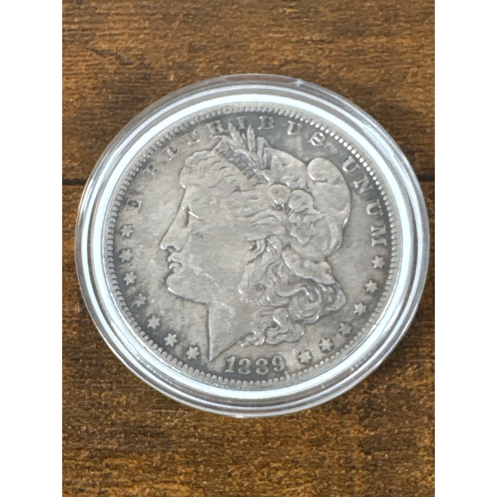 1889 Morgan Silver Dollar United States Mint Philadelphia 90% Silver Coin